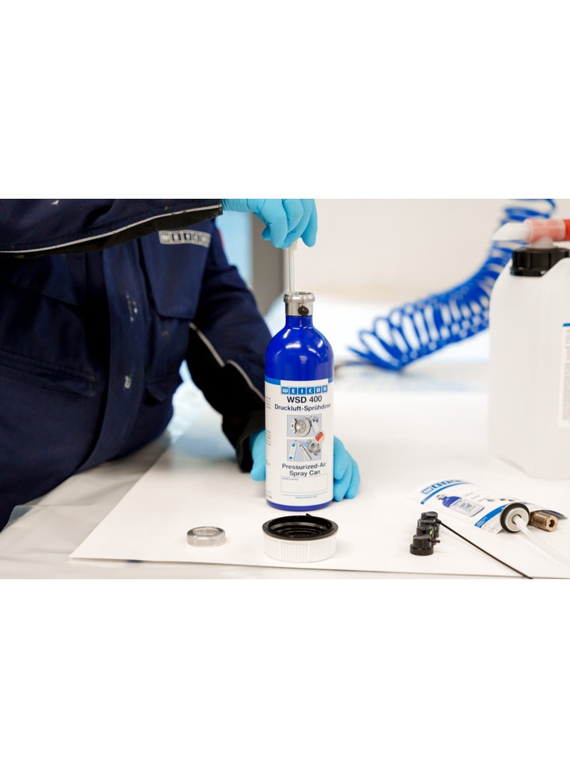 وايكون علبة رذاذ هواء مضغوط WEICON WSD 400 | علبة ألمنيوم قابلة لإعادة التعبئة - Image 4