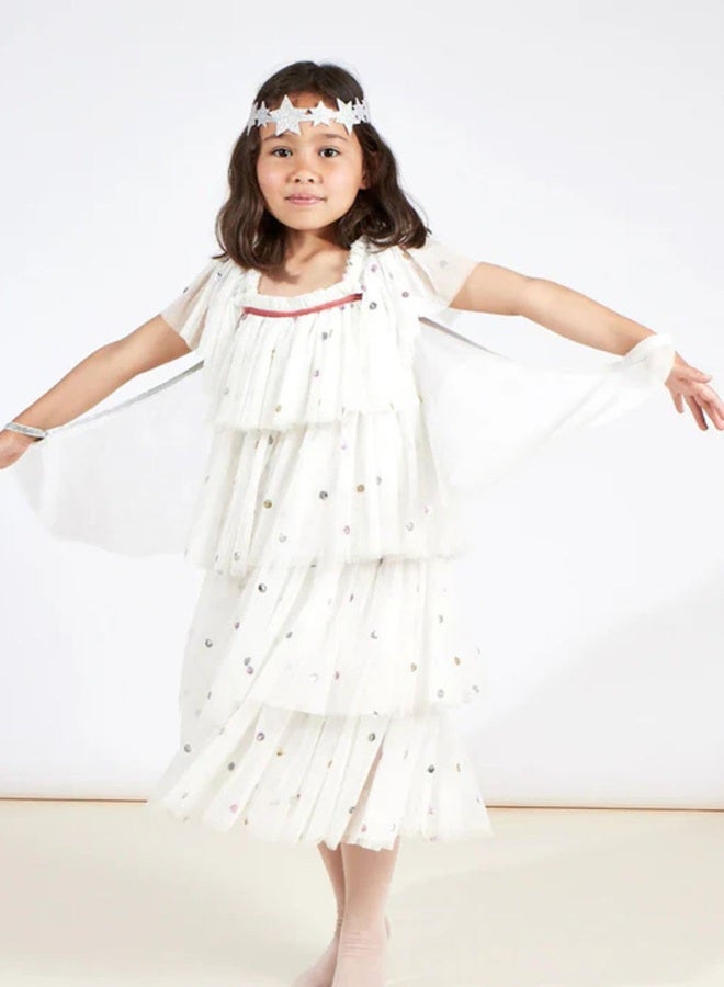 Meri Meri Sequin Tulle Angel Dress Up 3-4 Years  - Image 1