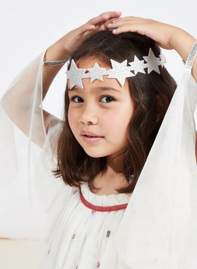 Meri Meri Sequin Tulle Angel Dress Up 3-4 Years  - Image 2