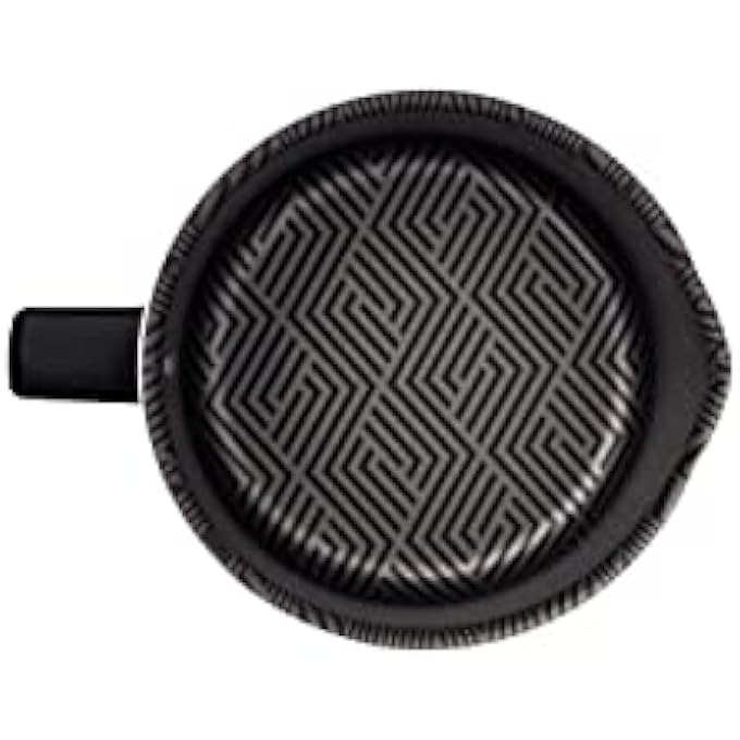 rayihni Paris Texture 10Cm 08L Graphite Aluminum Multipurpose Boiler With Interior And Exterior Starflon Max Lead Pfoa Free Nonstick Coating - Image 2