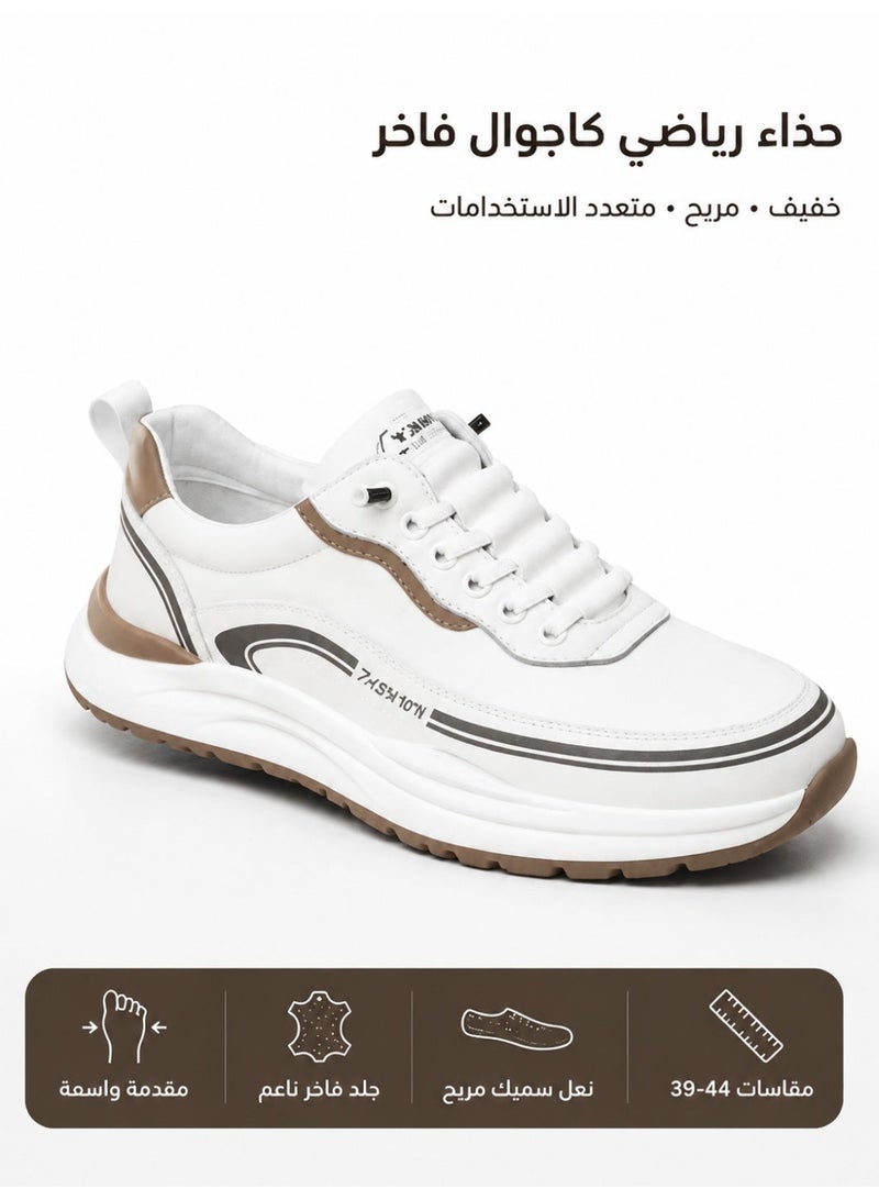 حذاء رياضي كاجوال خفيف للرجال – تصميم مخيط، نعل رغوة مطاطية، واجهة جيدة التهوية – مريح ومتين للاستخدام اليومي - Image 1