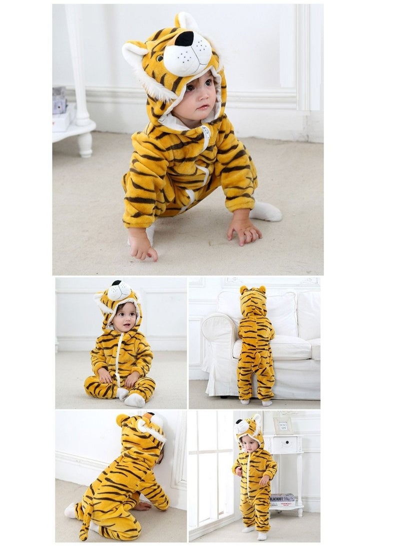 1-Piece Children's Tiger Onesie Party Costume