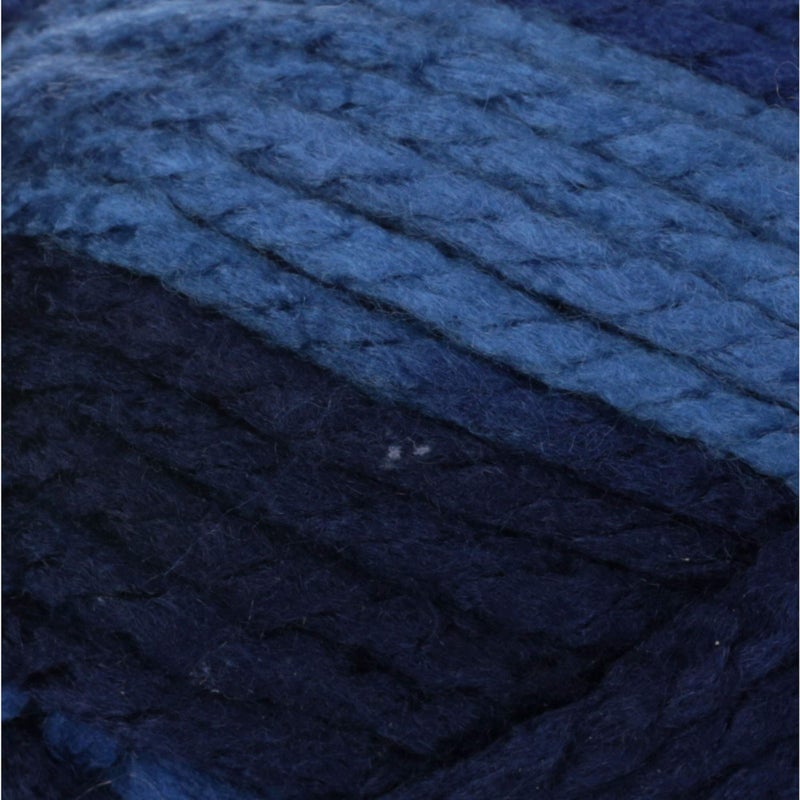 Bernat Softee Chunky Ombre Yarn, 2.5 oz, Gauge 5 Bulky Chunky, 100% Acrylic, Denim Ombre - Image 2