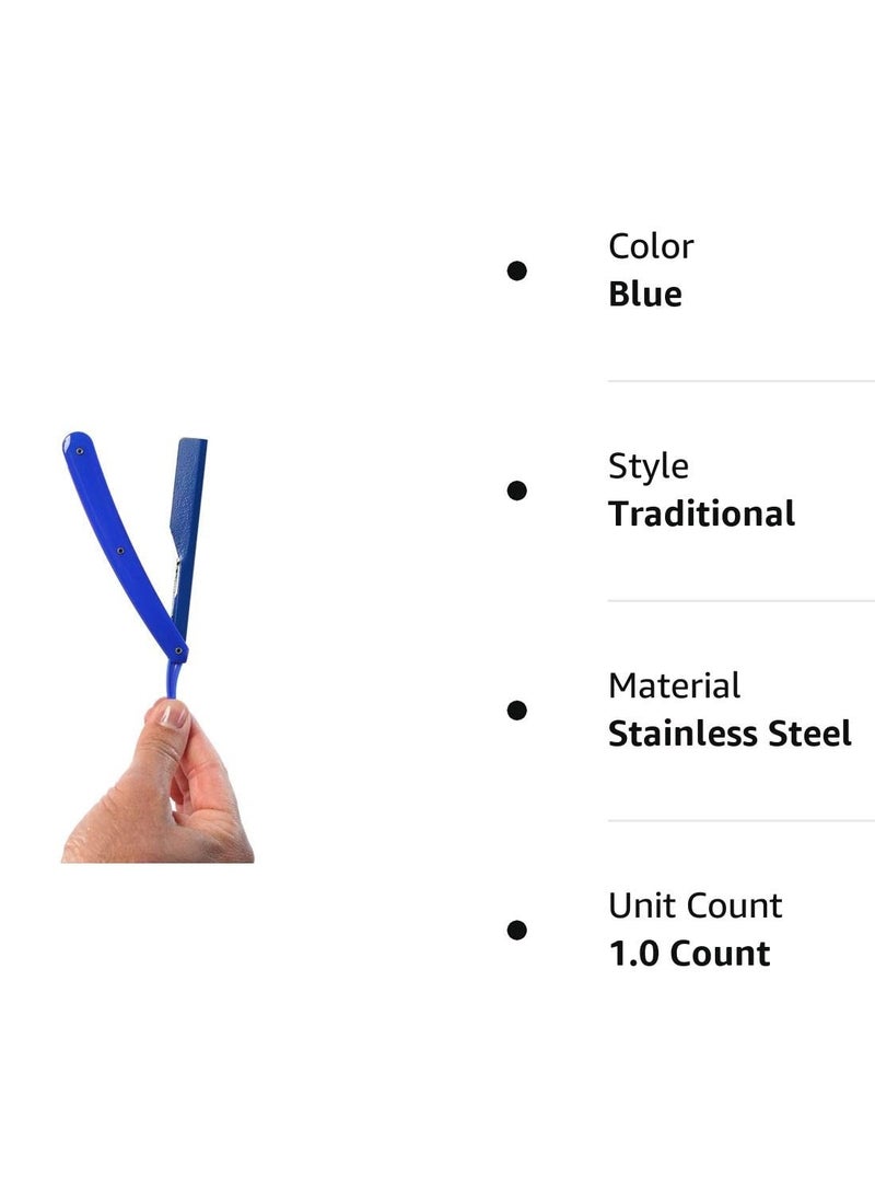 L3VEL3 - Level 3 Straight Razor Holder - Excellent Grip and Control - Precision Shaving Control - Level Three Straight Razor Holder - Blue - Image 1