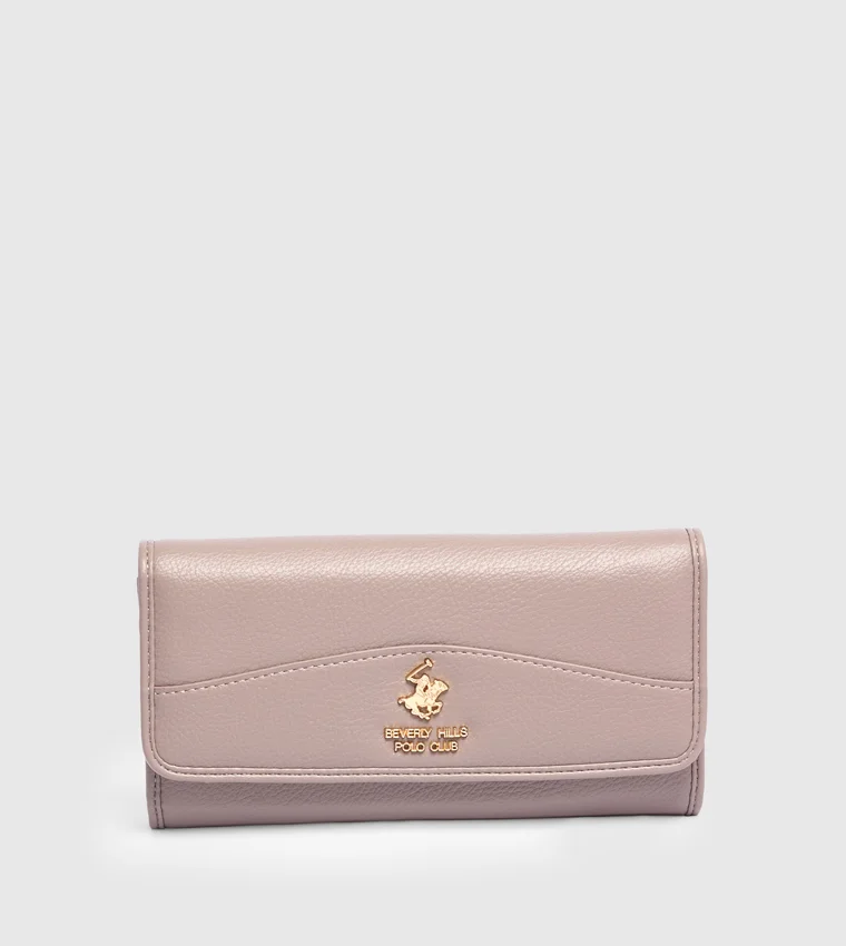 بيفرلي هيلز بولو كلوب محفظة طويلة بتفاصيل شعار