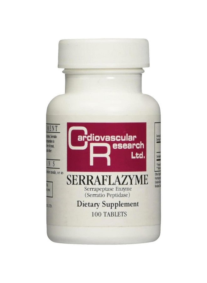 Cardiovascular Research Serraflazyme Serrapeptase Enzyme 100 Tabs - Image 1