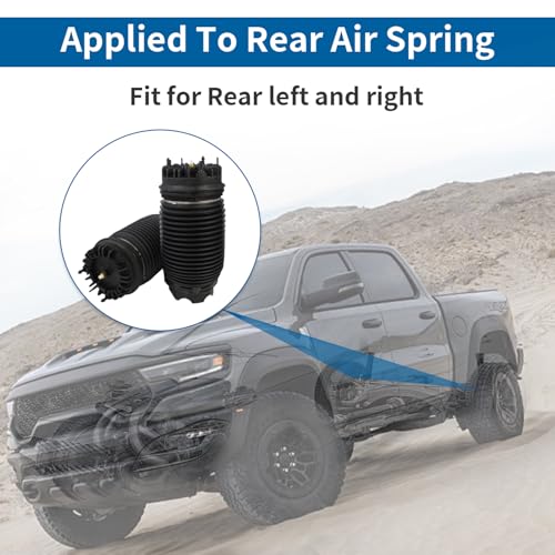 chsuatuo 2Pcs Rear Air Suspension Spring Bags 68260938AA Compatible with Dodge Ram 1500 2019-2024 Replacement OE 68260938AB - Image 3