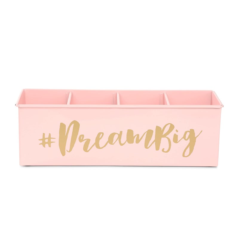 DUDKI Pen Holder for Desk Good Vibes Pencil Holder for Home Office Desk Organizer Tabletop Decoration Pencil Holder Organizer for Desk Accessories - Image 2