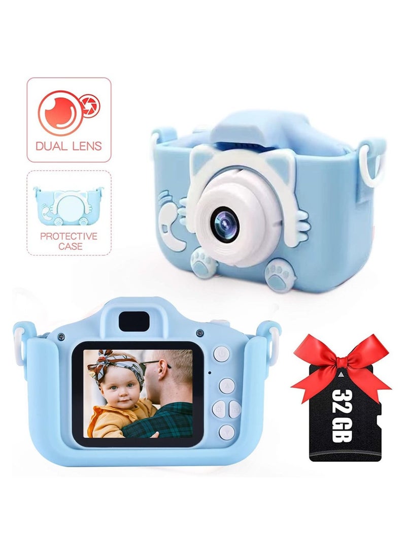Kids HD Camera for Girls/Boys, 3-9 Year Old Toys for Girls/Boys, Birthday Gift for Age 6-9 Girls/Boys Kids Digital Dual Camera  - Image 1