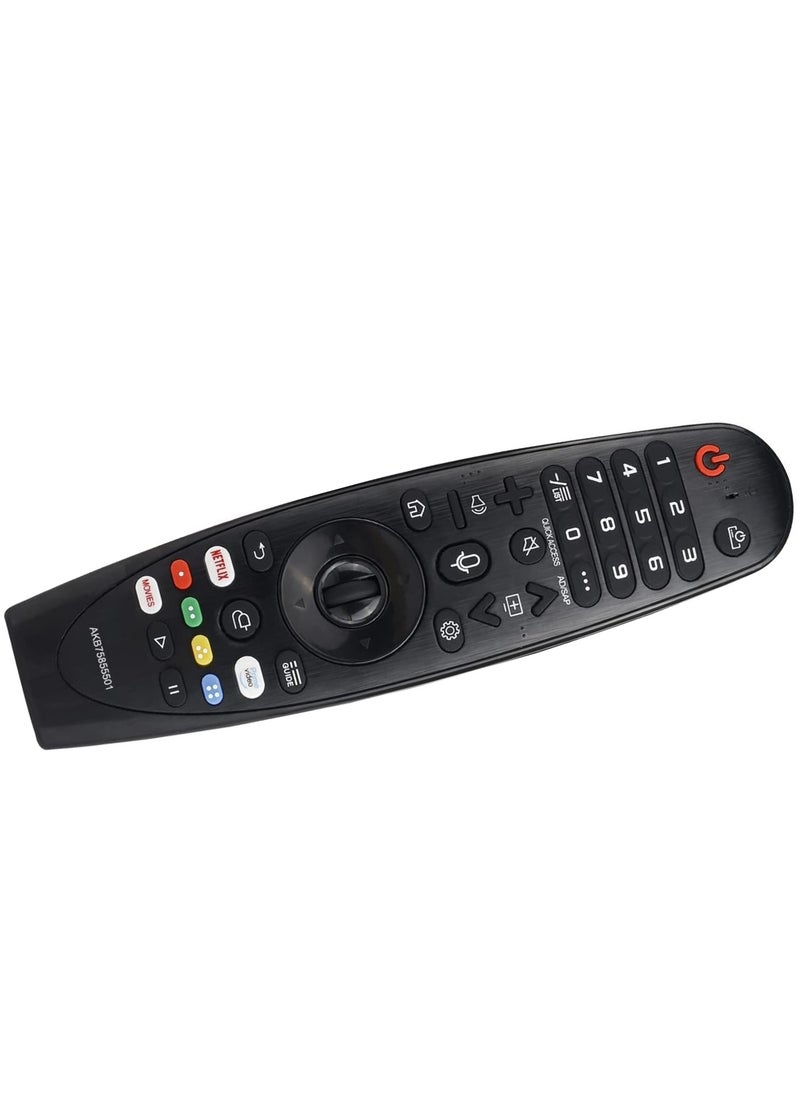 SmartGrist Magic TV Remote Control AKB75855501 MR20GA Compatible with Many LG Models, Netflix/Prime Video/Movies Hotkeys (No Magic Voice Pointer Function) with battery - Image 4