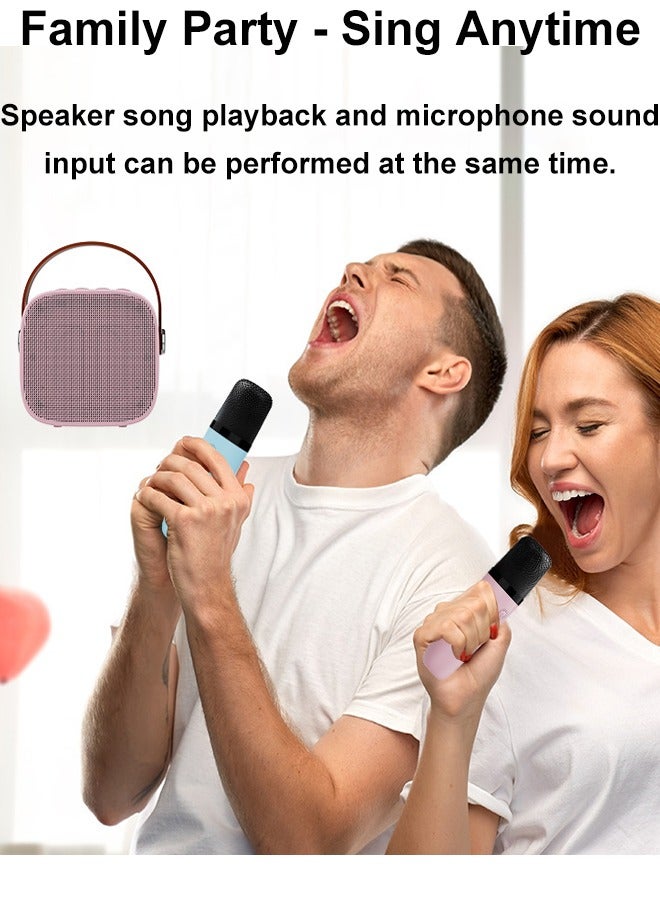 ZCM-HAPPY Home Karaoke Portable Bluetooth Speaker With One Wireless Microphone TF Card AUX Connectivity and Type-C Charging - Image 4