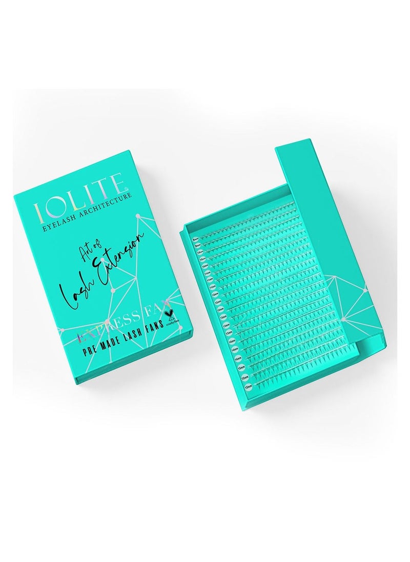 IOLITE - Pre made lash fan 3D Fans Eyelash Extensions Lashes B Curl 0.07T 8-15mm Lash Extensions - Image 1