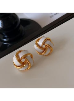 Handmade Enamel Three-dimensional Wrap Twist Earrings - pzsku/ZBFF87CB5852328FA0CCEZ/45/_/1730206235/2feb9f81-0dd4-4df2-9e61-6bc8477a5a14