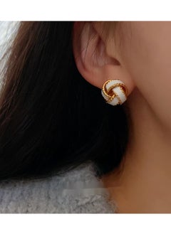 Handmade Enamel Three-dimensional Wrap Twist Earrings - pzsku/ZBFF87CB5852328FA0CCEZ/45/_/1730206243/5c83ea90-4c36-47c6-8f7a-9b8c67f69955