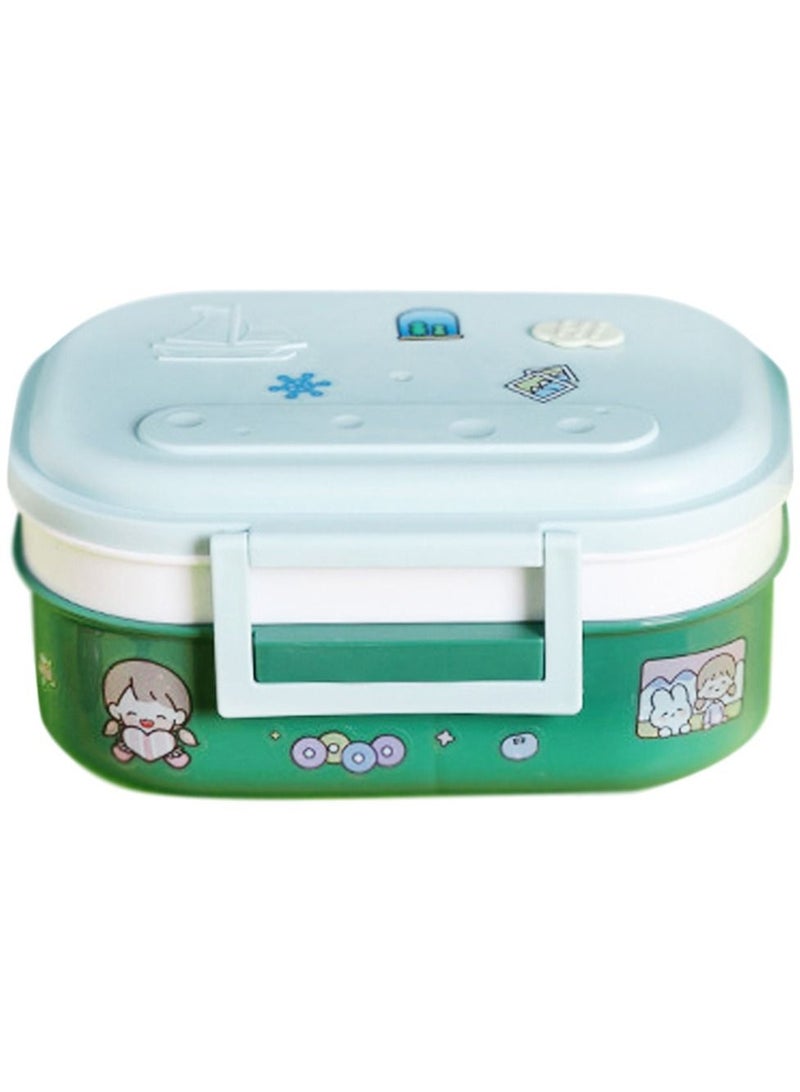 ستار بيبيز صندوق غداء مزدوج الطبقات ، أخضر - Image 1