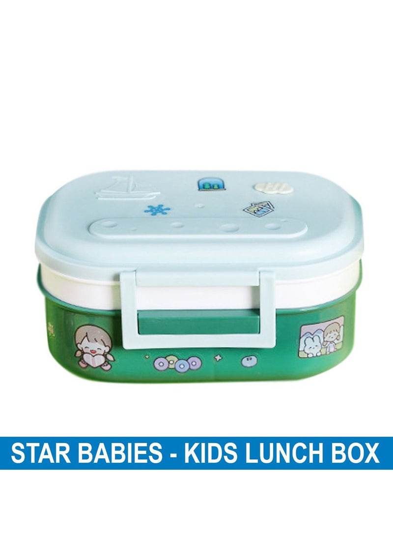 ستار بيبيز صندوق غداء مزدوج الطبقات ، أخضر - Image 2