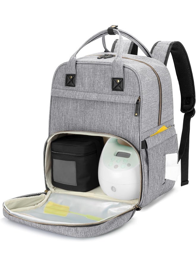 Damero Breast Pump Bag, Pumping Backpack Compatible for Spectra S1, S2 and Cooler Bag - Perfect for Breastfeeding Working Moms - Image 1