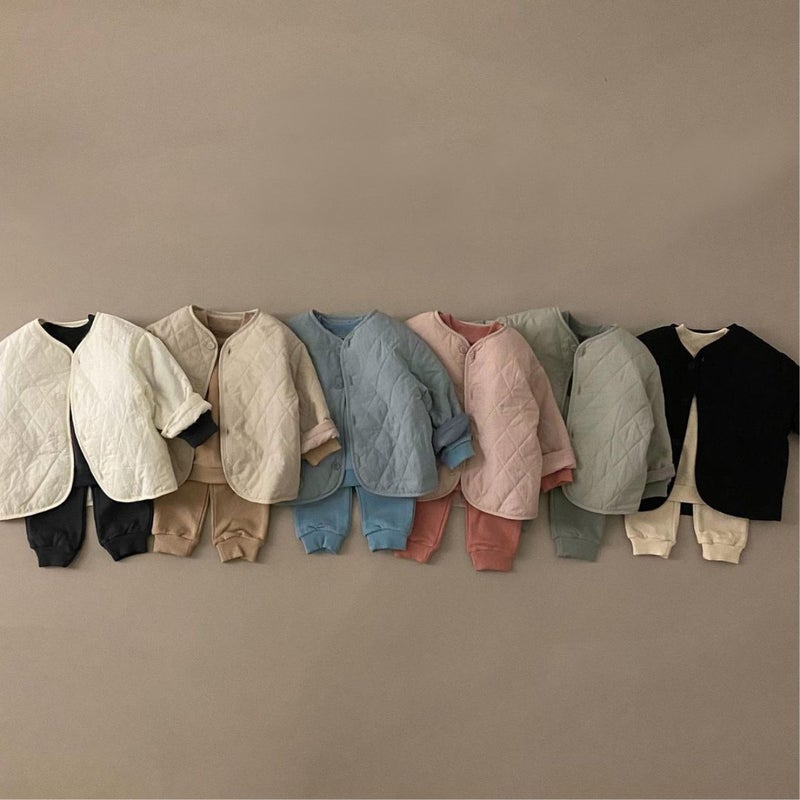 Baby Spring Thin Cotton Jacket For Boys And Girls, Winter Fashion Cardigan Coat, Cotton-Padded Outerwear For Infants And Toddlers - Image 3