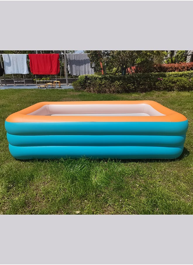 210X140X60CM Inflatable swimming pool  - Image 4