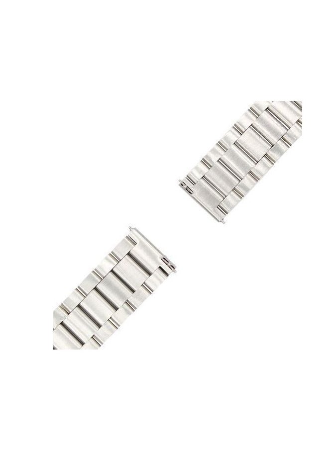 Metal Stainless Steel Strap 22mm Strap For  Realme Watch 2 Realme Watch 2 Pro - Smart Watch Sport - Silver - Image 2