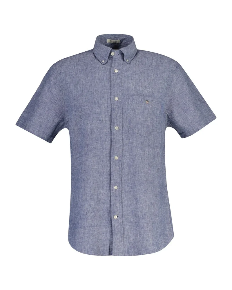GANT  Regular Cotton Linen Short SleeveShirt for Men | Best Price UAE