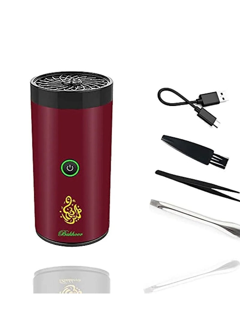 بخور مبخرة كهربائية بمنفذ USB أخضر/أسود  - Image 2