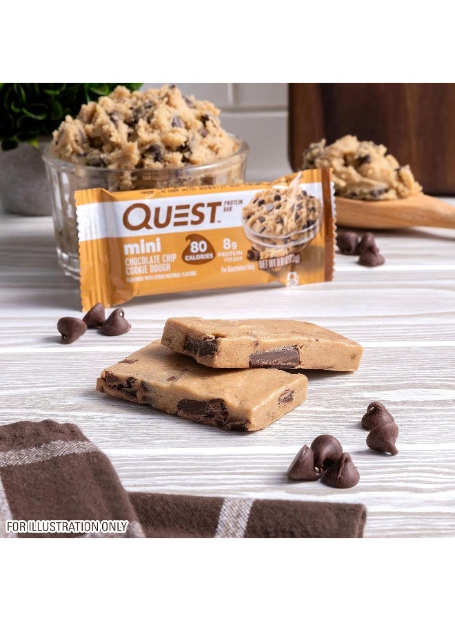 Quest Nutrition Mini Chocolate Chip Cookie Dough Protein Bars, High Protein, Low Carb, Keto Friendly, 14 Count - Image 5