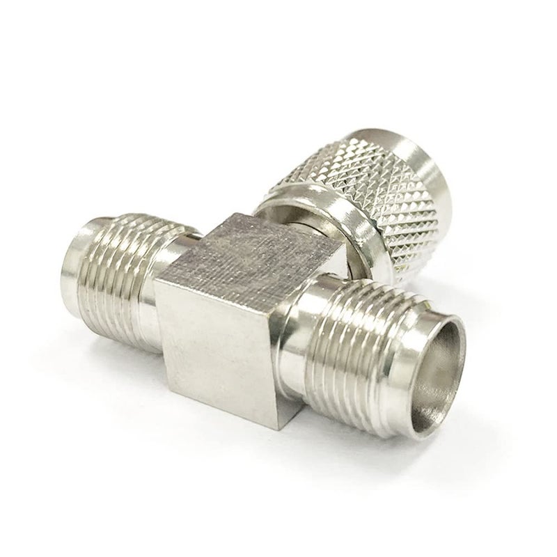 NETBOON TNC Male to Dual Female RF Connector | TNC Male to Female to Female Tee Type Adapter (3) - Image 2