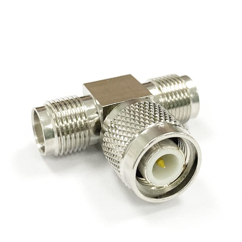 NETBOON TNC Male to Dual Female RF Connector | TNC Male to Female to Female Tee Type Adapter (3) - Image 1