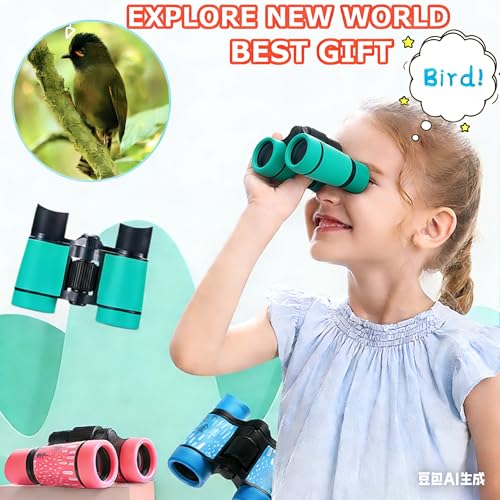 ARTOMIDE Binoculars for Kids Best Gifts for 312 Years Boys Girls HighResolution Optics Shockproof Mini Kids Binoculars Toys Folding Small Telescope for Bird Watching Camping Outdoor Play - Image 5