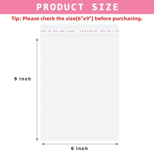 Morepack Self Sealing Cellophane Bags,6x9 Inches 200 Pcs Clear Cookie Bags Resealable Cellophane Bag for Packaging Cookies,Favors,Products,Candy - Image 2