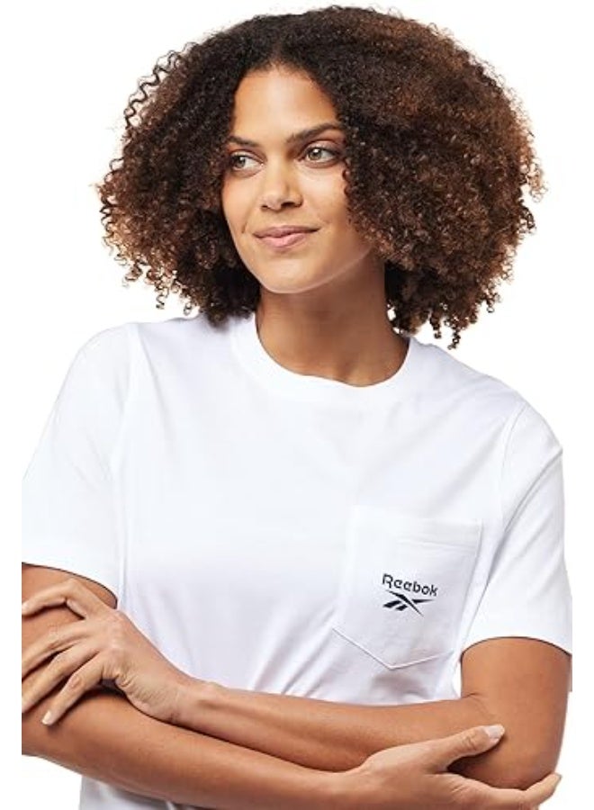 Reebok Lex Small Logo Crw Ss Pocket Tee - Image 2
