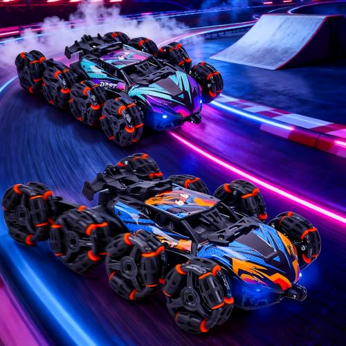 NEXBOX Cool 8 Wheels Hand Controlled RC Stunt Car Toys Xmas Gifts and Birthday Presents for Kids Gesture Sensing Remote Control Cars for Boys Age 6 7 810 11 12 Year Old - Image 5