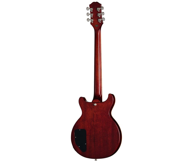 Epiphone Les Paul Double Cut Figured Electric Guitar - Bourbon Burst - Image 3