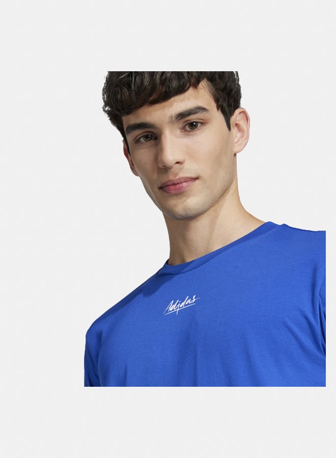 Adidas Lounge Still Life Lemons Graphic T-Shirt - Image 3