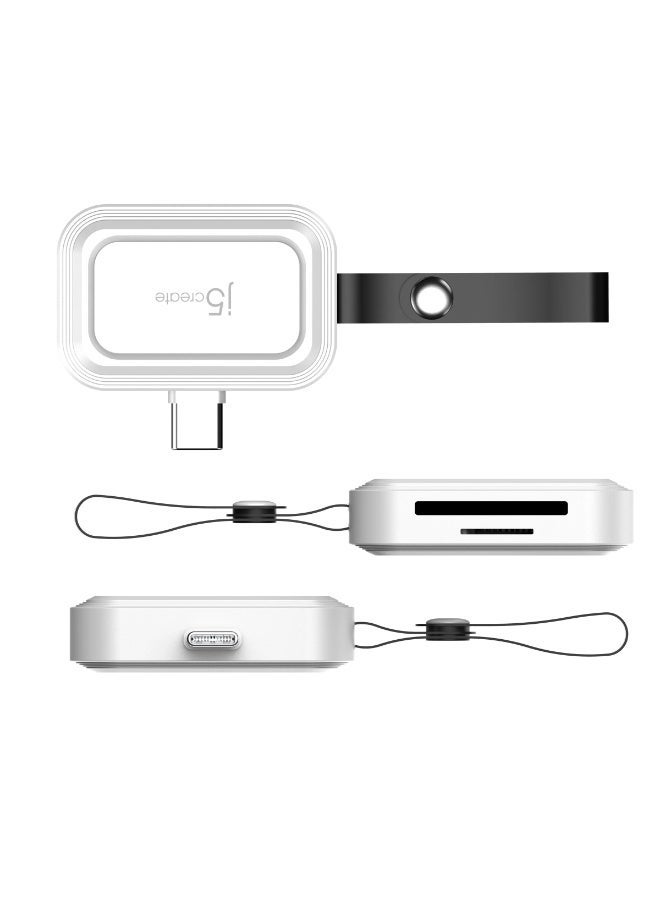 j5create JCHSD34W USB-C® to SD™ /microSD™ Adapter for Smartphones - Image 3