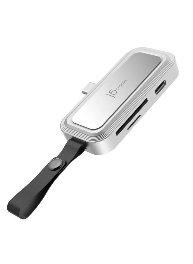 j5create JCHSD34W USB-C® to SD™ /microSD™ Adapter for Smartphones - Image 1