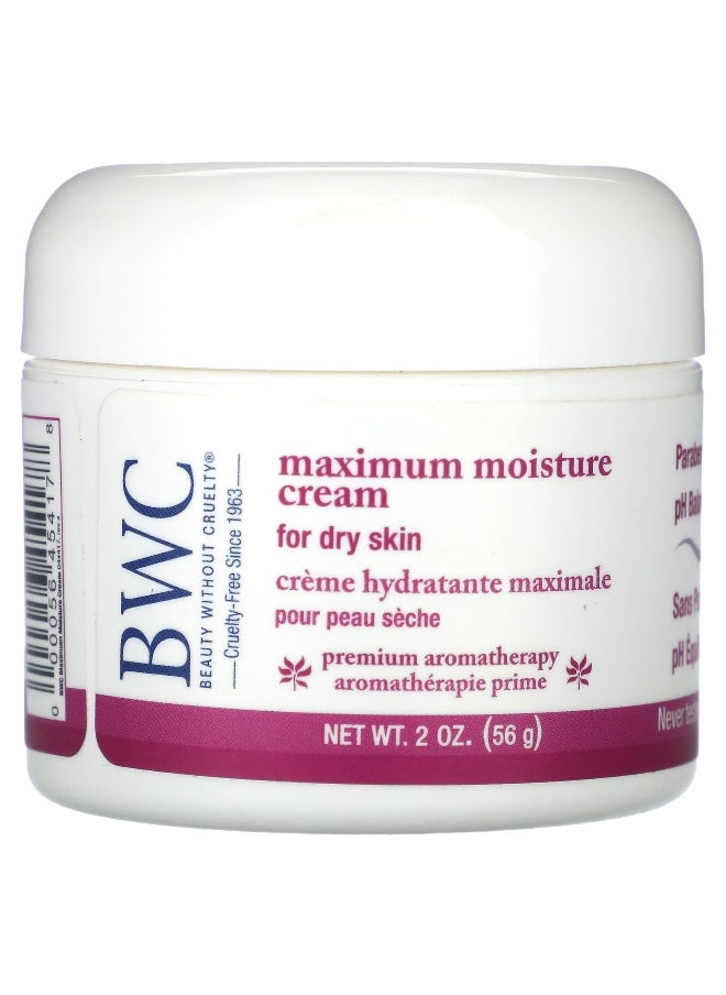 Beauty Without Cruelty Beauty Without Cruelty, Maximum Moisture Cream, 2 oz (56 g)  - Image 1