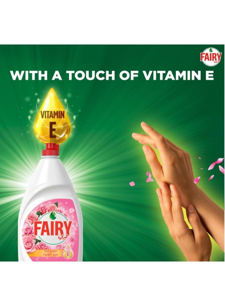 Fairy Dishwashing Liquid, Rose Bloom, 2x600ml - Image 2