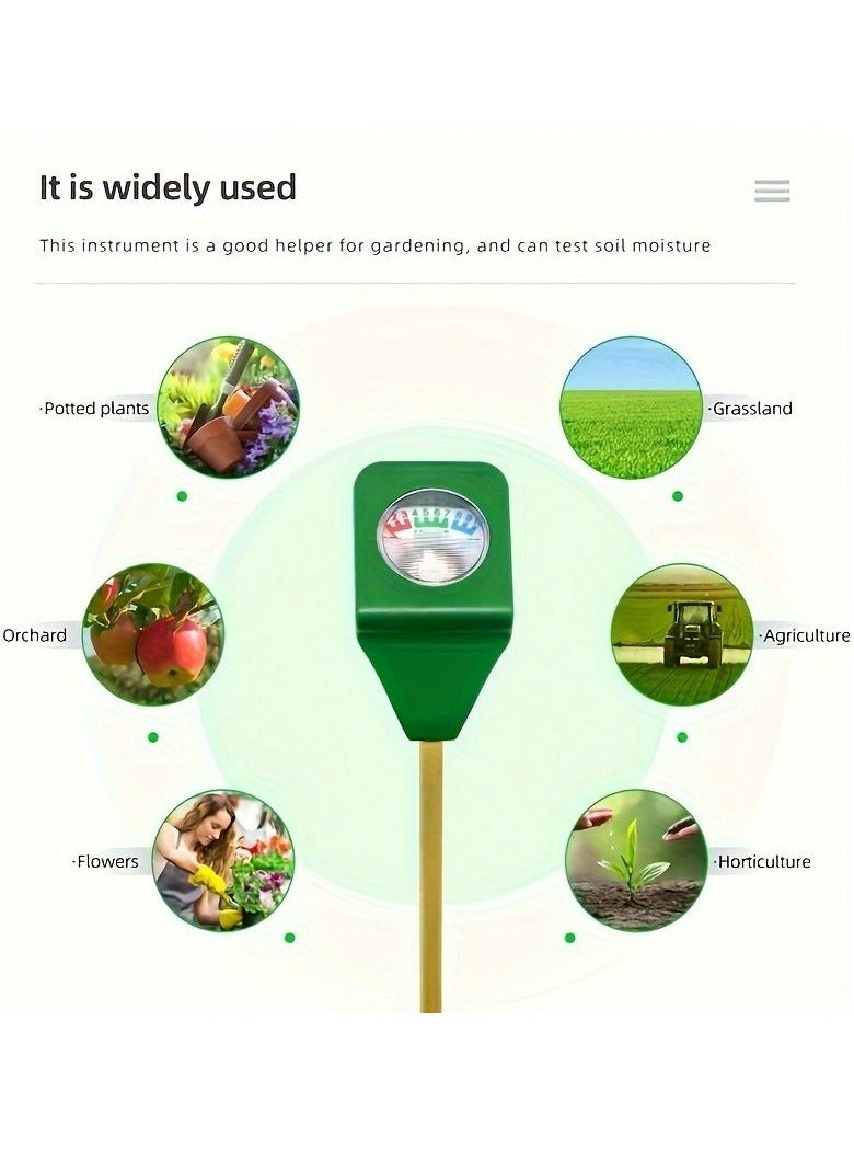 Generic 1pcs, Soil Moisture Tester Portable Compact Soil Tester Moisture Meter High-precision Plant Flower Pot Land Portable Moisture Moisture Meter Mini Garden Gardening Single Needle Flower Probe Detector  - Image 5