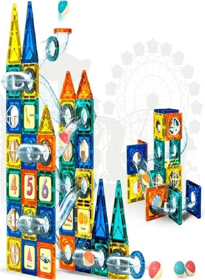 Generic Magnetic Building Set for Kids - 73pcs Magnet Blocks Toys Learning Educational  - Image 2