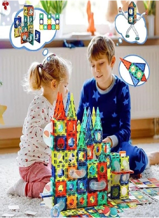 Generic Magnetic Building Set for Kids - 73pcs Magnet Blocks Toys Learning Educational  - Image 3