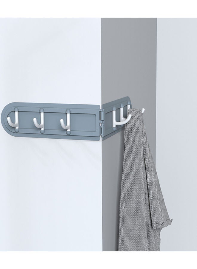 نيبمينينت رف مناشف قابل للطي يثبت على الحائط رمادي - Image 5