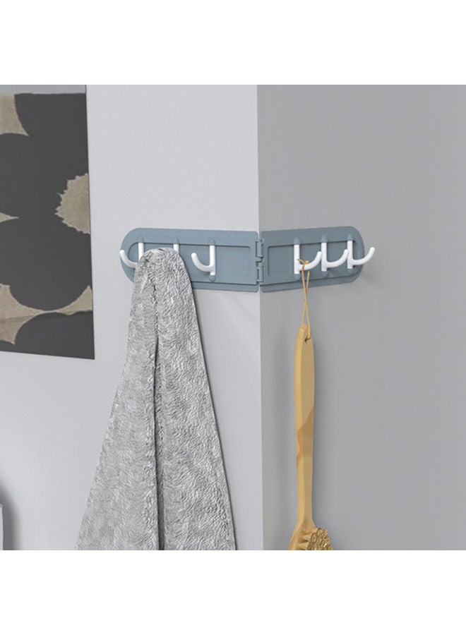 نيبمينينت رف مناشف قابل للطي يثبت على الحائط رمادي - Image 3