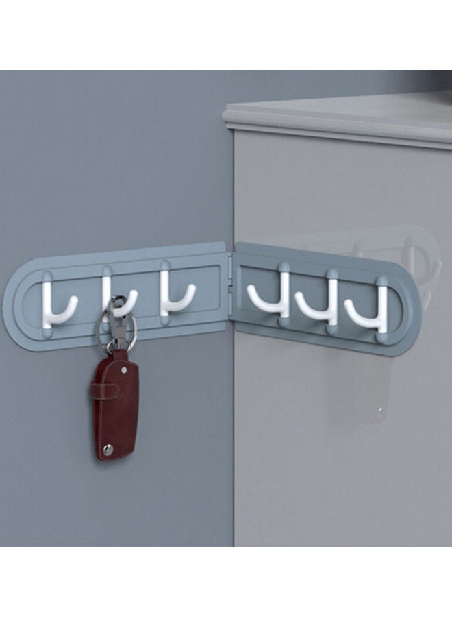 نيبمينينت رف مناشف قابل للطي يثبت على الحائط رمادي - Image 2