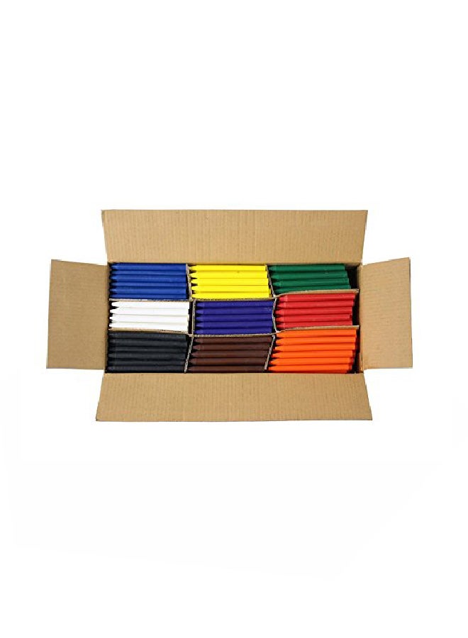 Craytastic! Bulk Unwrapped Crayons Case of 270 (9 colors, Wax) for Crafting, Parties, Kids | Paperless Crayons with No Paper Wrapper | Safety Tested Compliant with ASTM D-4236 - Image 1