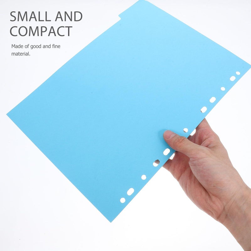 5 Sheets A4 Binder Dividers with 8 Color Index Tabs for Office School Home Organization - Image 4