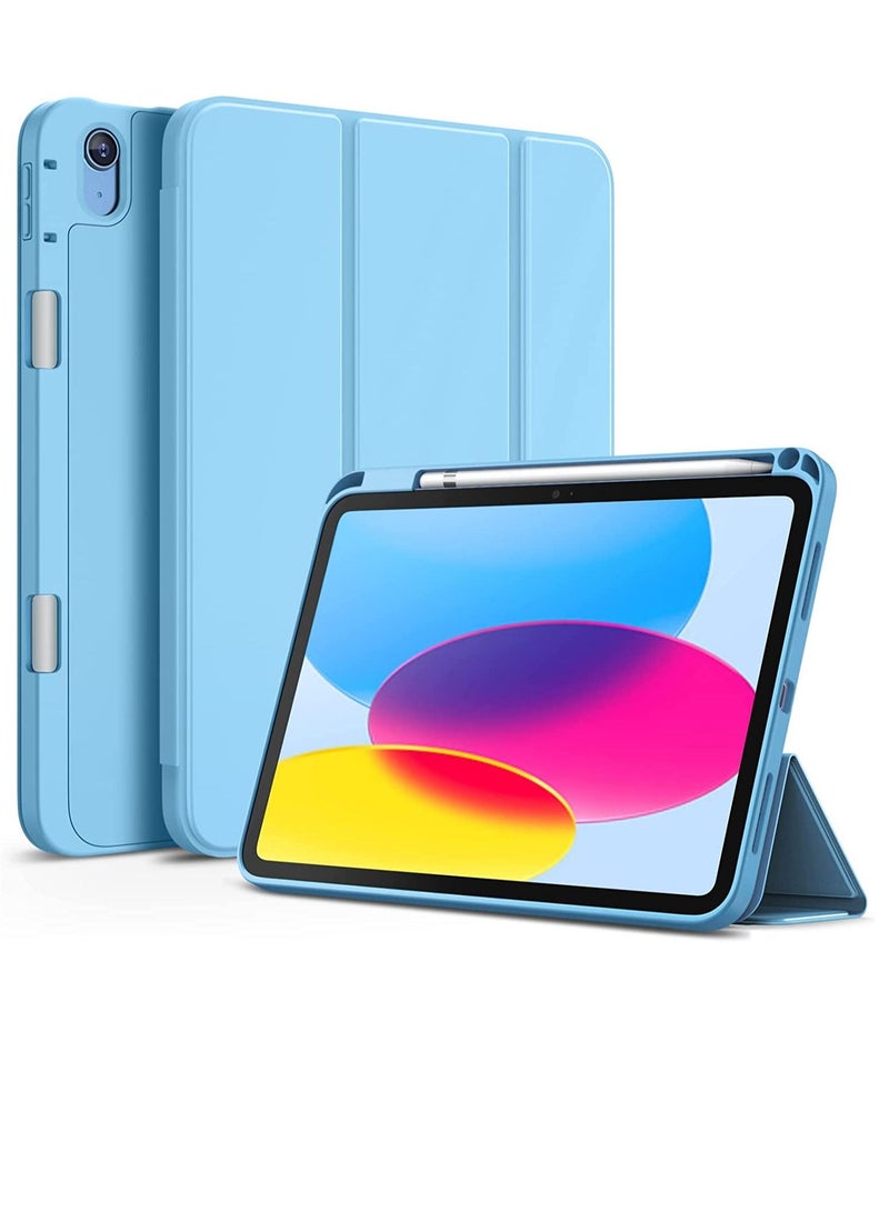 GENNEXT iPad 10th Generation 10.9 inch 2022 Case Flip Cover with Magnetic Closure Auto Wake/Sleep function having Pencil holder Slot - Image 1