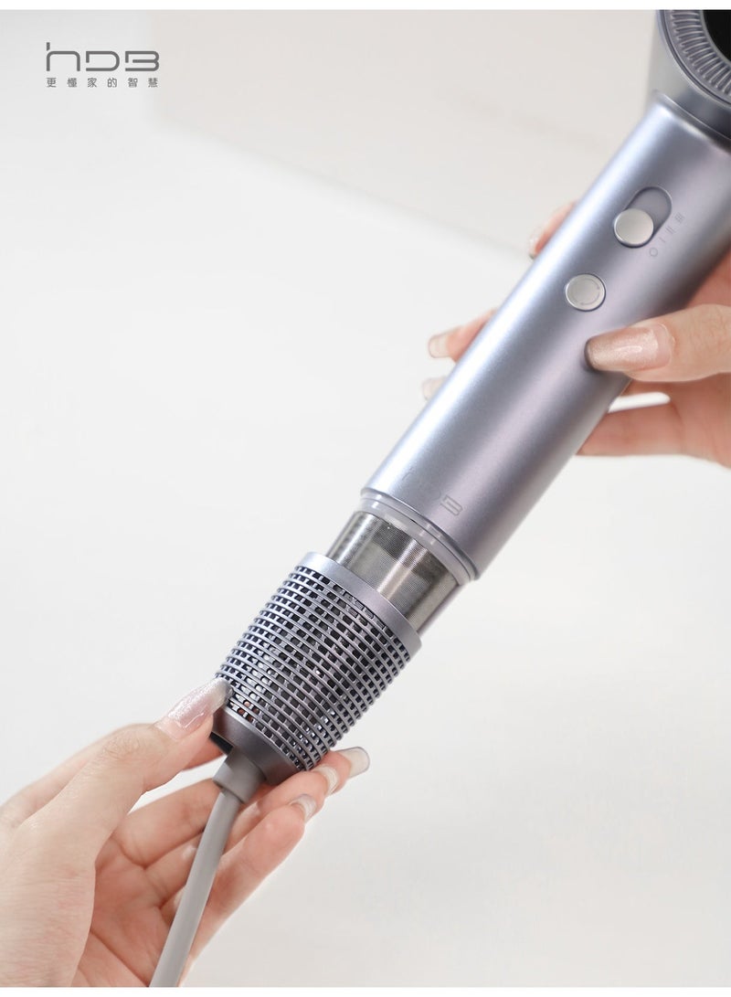HDB Fast Hair Dryer – Lightweight High-Speed Hair Styler with Digital Temperature & 600M Negative Ions - Image 3
