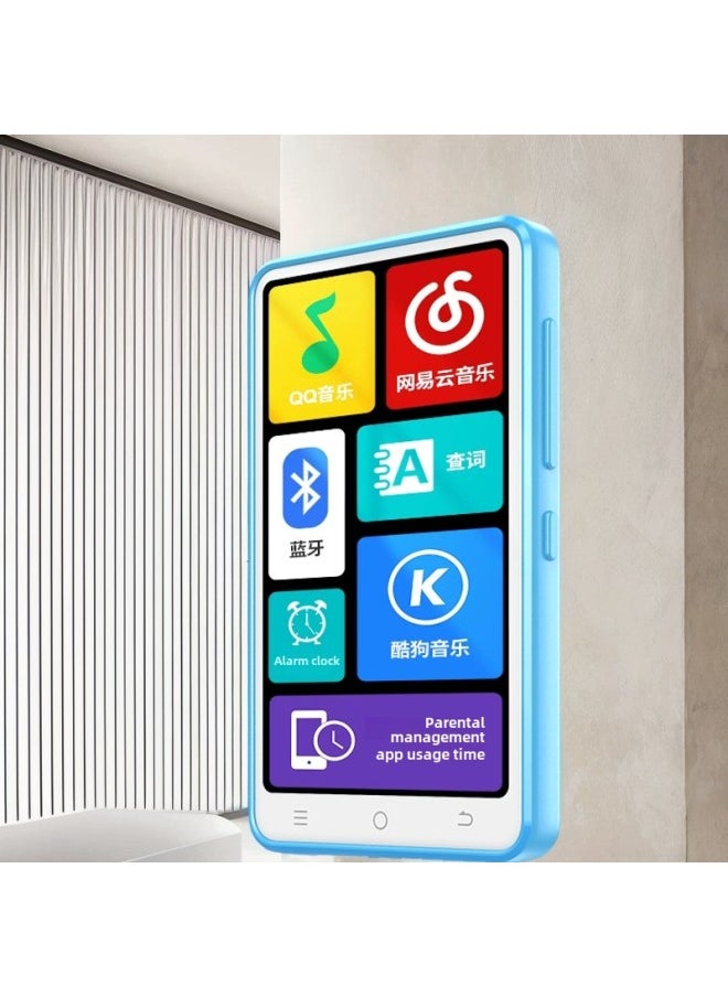 Newman Mp3 English Walkman Music Artifact Junior High School Student Version Dedicated Mp4 Wangyiyun Qq Music Player-Body Color:Student HiGh-end Smooth EiGht-core Version 16G-Memory Capacity:Body Memory + 32G Memory Card (50% Choice) - Standard ConfiGuration + HiGh-resolution Bluetooth Headset